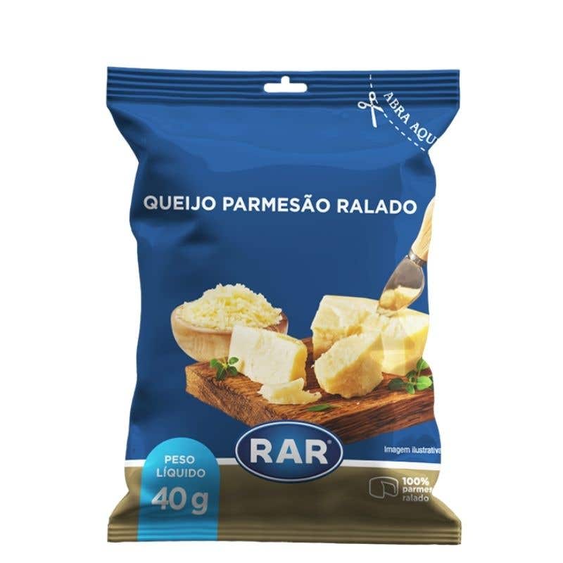 Queijo Parmesão Ralado Rar 40g | Natural da Terra