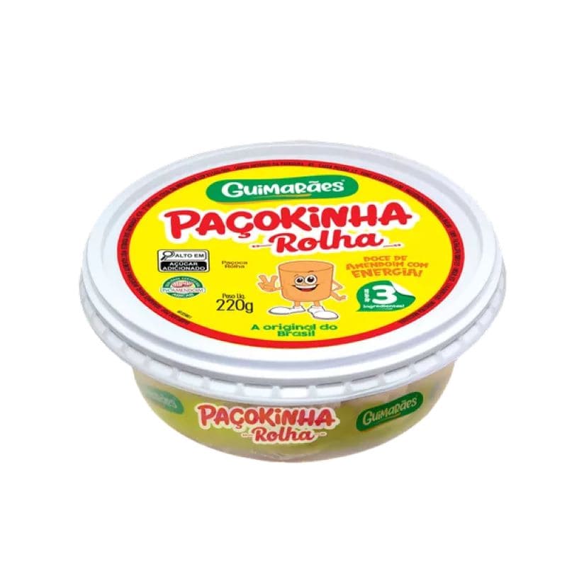 Paçoca Rolha Guimarães 220g | Natural da Terra